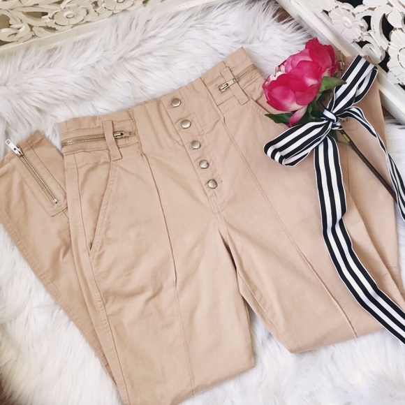 A.L.C. Pants - A.L.C. Rowan Willow Button Front Pants